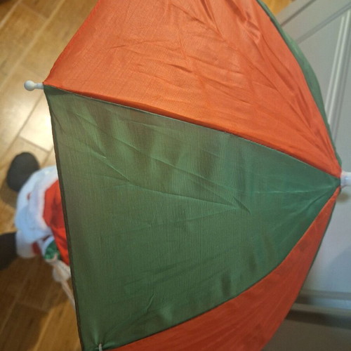 Santa Claus hanging decoration parachute like new, Christmas decor