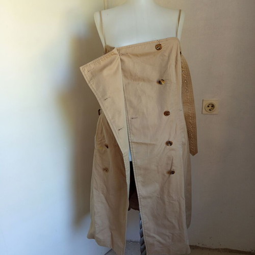 Burberry belted trench dress like new, size UK 12, beige