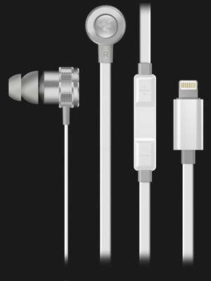 Razer Hammerhead iOS версия с Lightning Mercury Edition като нова