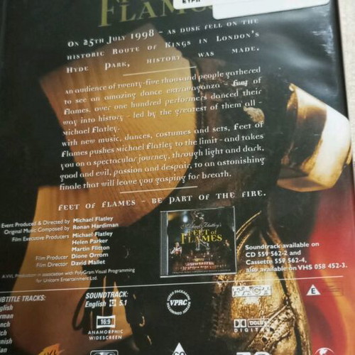 DVD Feet of Flames Michael Flatley new, unopened