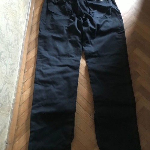 Black men's pants with pockets used, size M, rock metal style