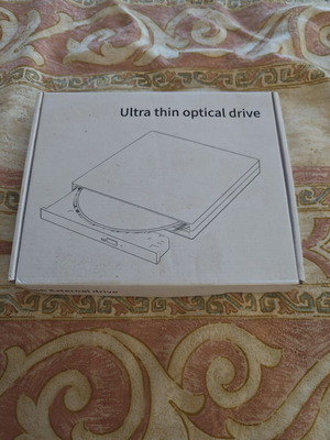 Ultra Thin Optical Drive USB External CD/DVD Drive like new
