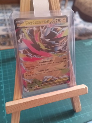 Mega Zeraora ex Double Rare Holo Pokémon TCG card, Pitch Black set 027/084