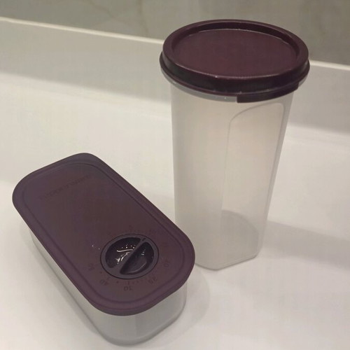 Tupperware set of two containers new 650ml and 320ml Modular series