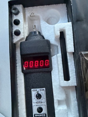 Shimpo DT-107 Ταχύμετρο και Στροφόμετρο σαν καινούργιο, ιαπωνικό