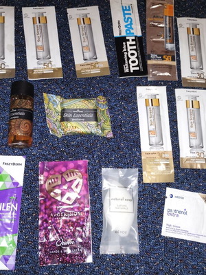 Various cosmetic samples new, all together