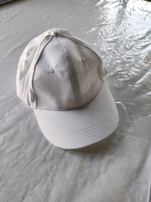 5-Panel Hat White 100% Cotton New Size 58