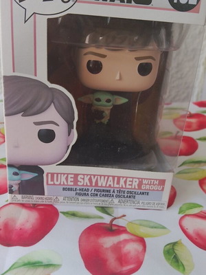 Funko Pop Luke Skywalker used with box wear
