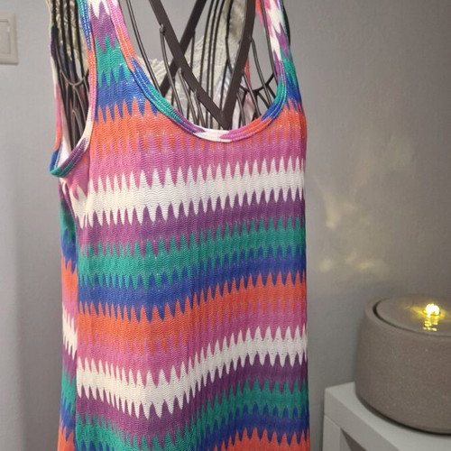 Zic Zac Maxi Dress like new, multicolor, lace open back, wide fit