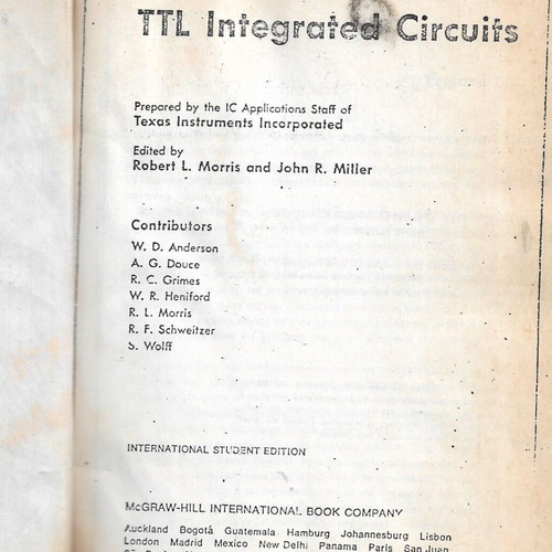 Designing with TTL Integrated Circuits book used