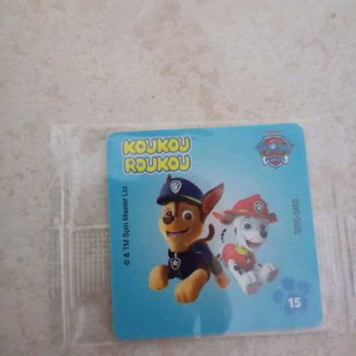 Paw Patrol Koukou Roukou sticker No 15 new