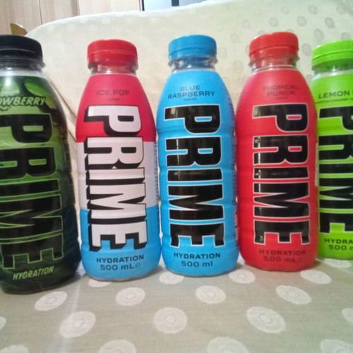 Prime bottles new, pack of 8 decorative