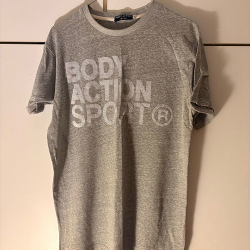 Short-sleeve shirt gray used, sizes S and M