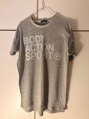 Short-sleeve shirt gray used, sizes S and M