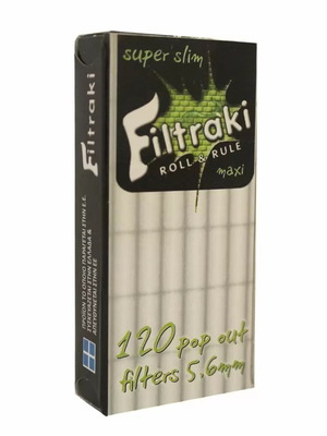 Filtraki Super Slim 5.6mm filters new, pack of 120