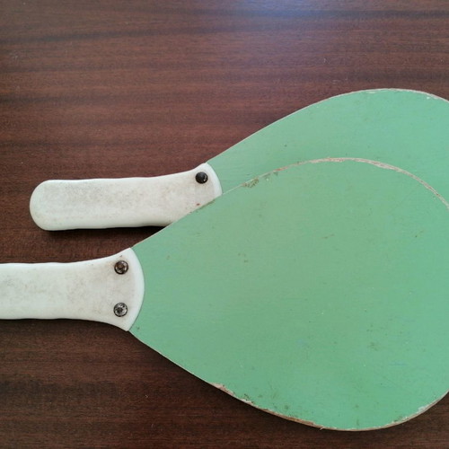 Beach racket set
