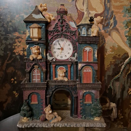 Vintage clock used, unknown if working