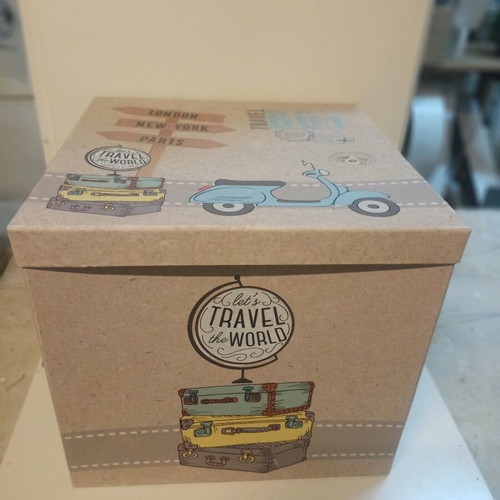 Travel cardboard box 40x40x32cm