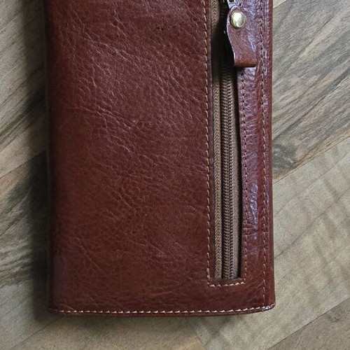 Women's leather wallet CID like new, brown