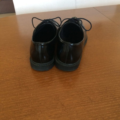 Bershka patent leather moccasins used, size 41 with studs