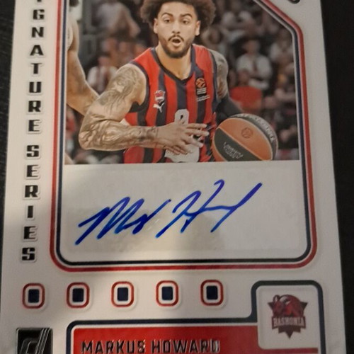 Panini Donruss Euroleague 2023-24 Markus Howard Signature Series card
