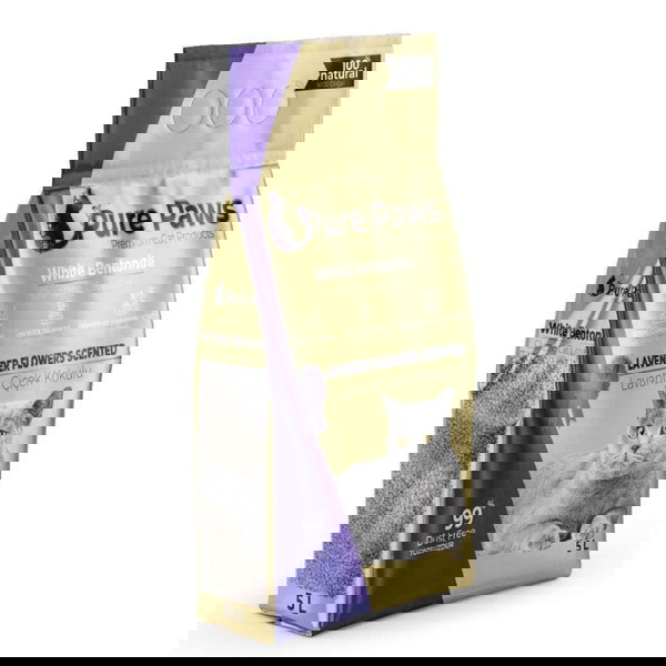 Άμμος Γάτας PURE PAWS LAVENDER 5Lt
