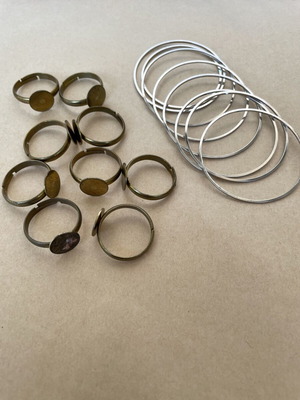 Metal components pack for jewelry making