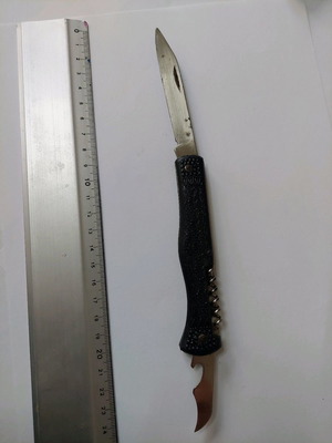 Folding knife used Soviet Union Russia
