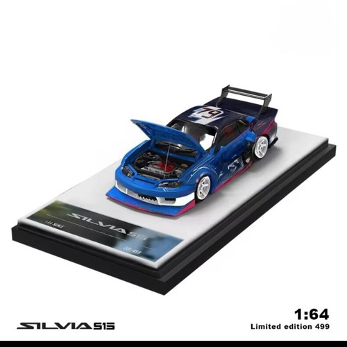 Time Micro Nissan Silvia S15 1 64 scale toy car new