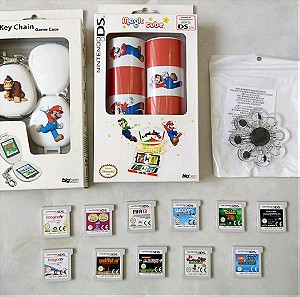 11 παιχνίδια Nintendo 3DS & θήκες!!