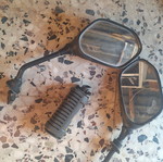 Daytona accessories like new, mirrors and footrest