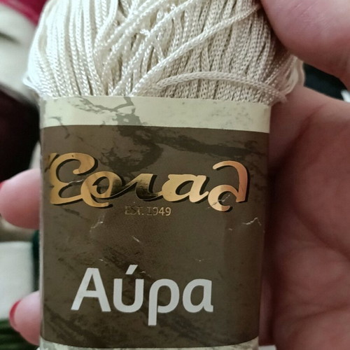 Aura acetate tripolino yarn like new, 1 full and 14 remnants