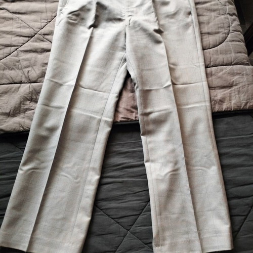 Men's suit gray used with jacket and trousers size M