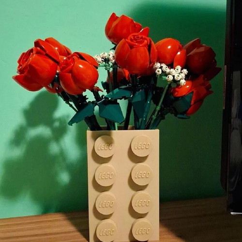 Lego flower vase new