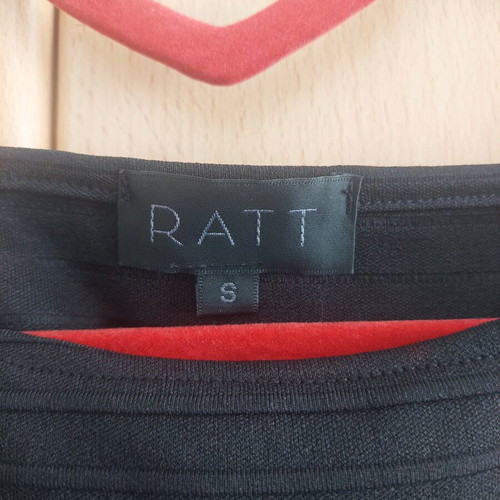 Midi dress Ratt by Rita Attala black textured elastic like new