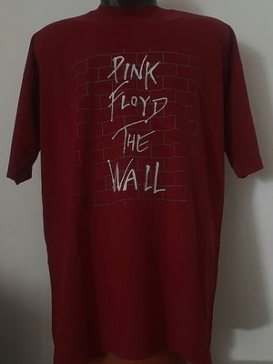 Pink Floyd The Wall T-shirt burgundy used XXL 2XL