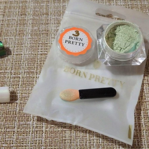 Born Pretty No - 3 Mirror Effect Nail Powder new for manicure and pedicure
