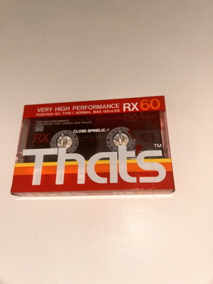 That's RX 46 blank audio cassette 1988 new