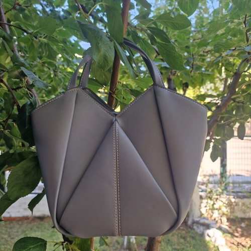 Women's bag new, white and gray, beautiful design