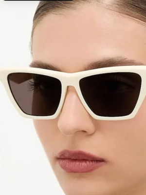 Saint Laurent YSL SL276-056 mica sunglasses, off white