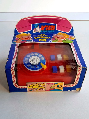 To Tilefonaki Mas wind-up toy new, 1970s Kibi Vasileiadis