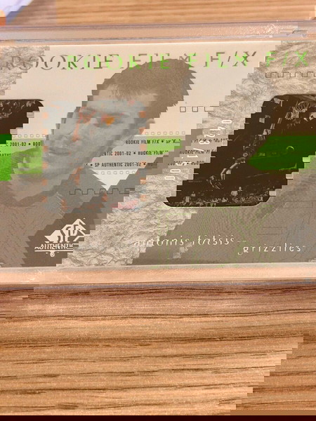 Αριθμημενη Καρτα σε ακρυλικη θηκη Αντωνης Φωτσης Grizzlies NBA Upper Deck 2001 Παναθηναϊκος 423/1600
