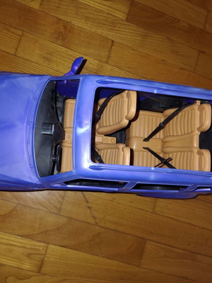 Barbie large toy car