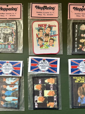 NKOTB Patch Lot New, 6 Sealed and 1 Open from Happening & Razamataz