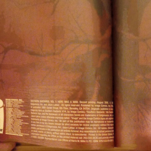 Southern Bastards TP vol 01 and vol 02 new