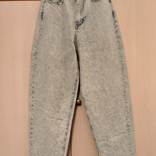 BSB Tania balloon jeans with rhinestones, light blue