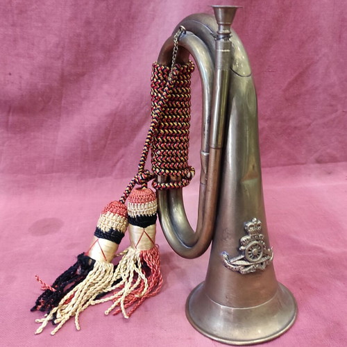 British artillery bugle from WWI and WWII, like new