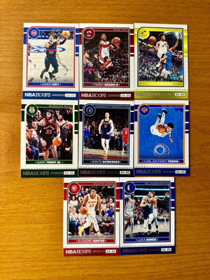 Κάρτες Panini Basketball NBA Hoops 2024-25, πακέτο 8, σαν καινούργιο