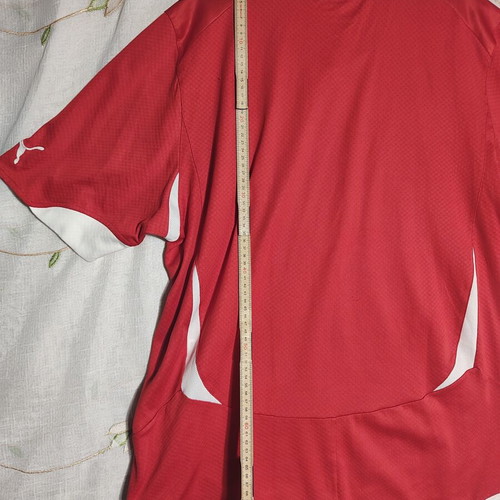 Puma Switzerland SFV Home Soccer Jersey Shirt Red White Size L Credit Suisse