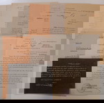  Φάκελος από Δικηγορικό Γραφείο "ΜΙΝΩΟΣ Ν. ΠΑΛΙΕΡΑΚΙ" με πολλά έγγραφα, χρονολογίας 1946 - 1947 Αθήνα